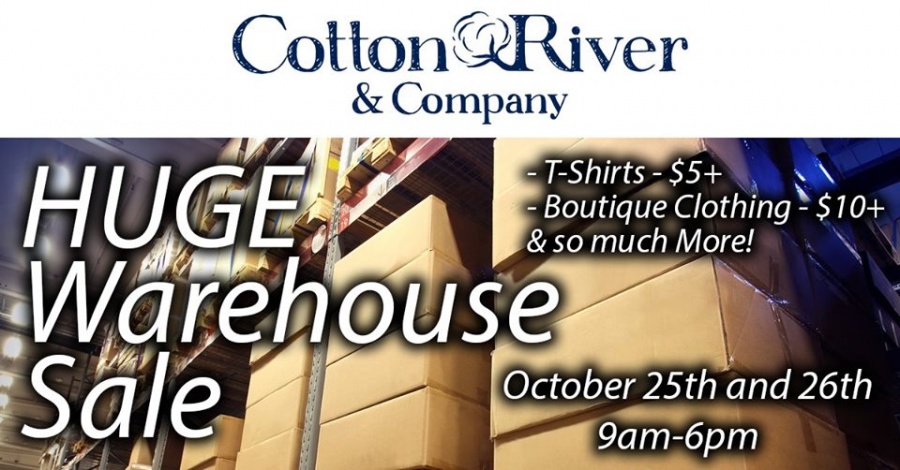 Cotton River and Company Warehouse Sale