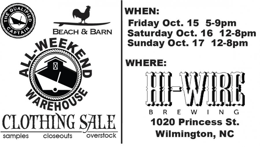 Beach & Barn and Qualified Captain Warehouse Sale