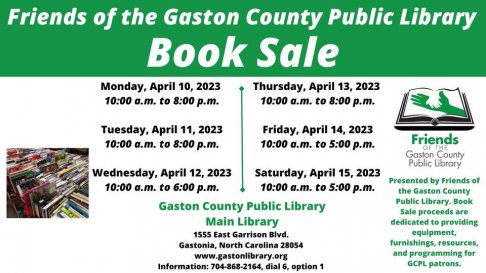 Friends of the Gaston County Public Library Book Sale