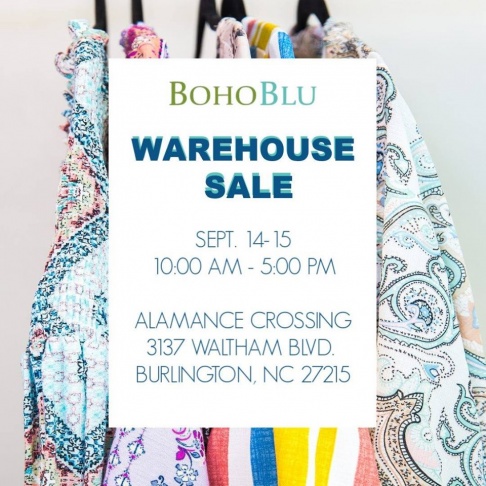 BohoBlu Warehouse Sale