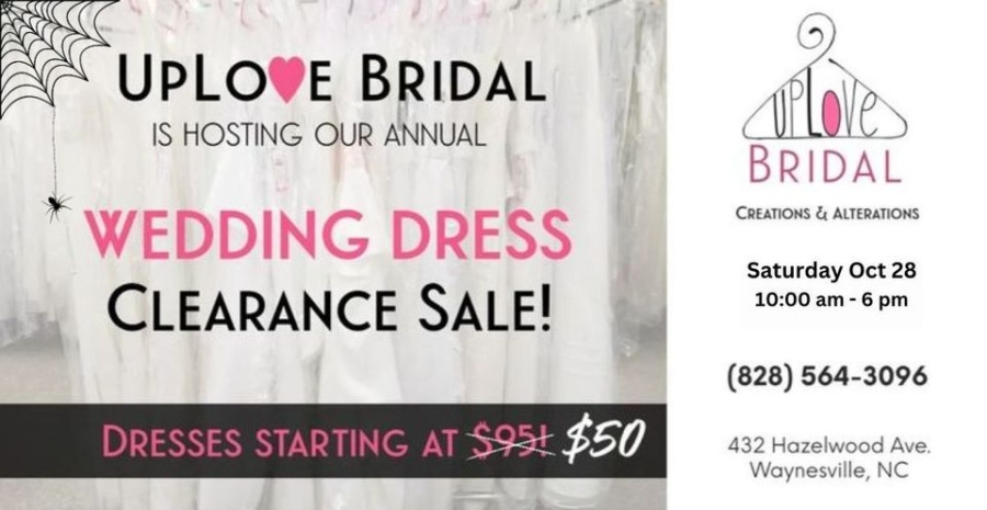 UpLove Bridal Clearance Sale