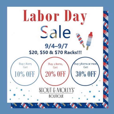  Scout & Molly's Labor Day Sale