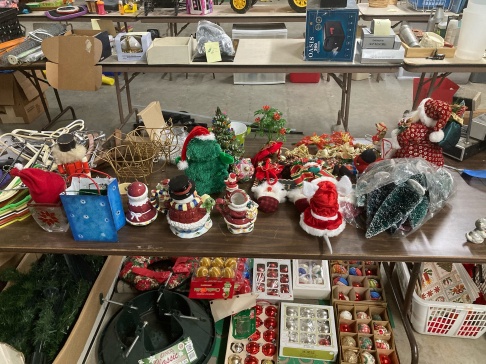 Penick's Recycled Treasures Christmas Warehouse Sale