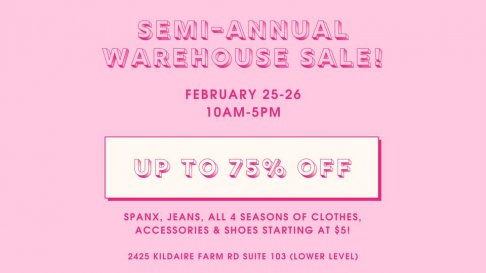 Swagger’s Semi-Annual Warehouse Sale