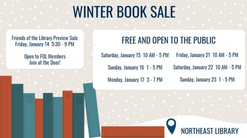 New Hanover County Northeast Branch Library Winter Book Sale