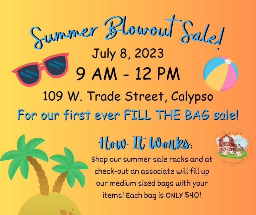 The Baby Barn Summer Blowout Sale
