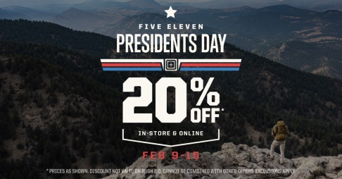 5.11 Tactical Presidents Day Sale - Charlotte