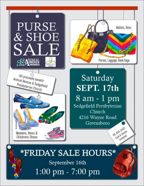 Animal Rescue and Foster Program 2022 Purse and Shoe Sale