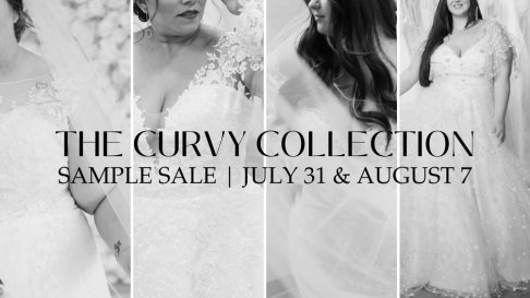 The Savvy Bride Boutique August Curvy Collection Sample Sale