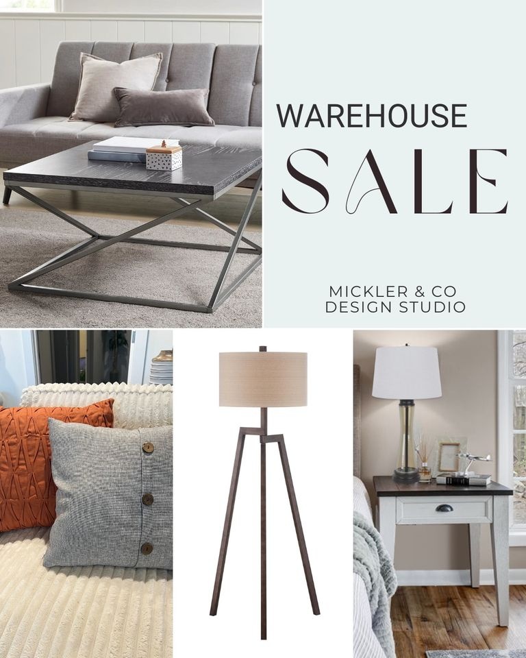 Mickler and Co. Design Studio Warehouse Sale
