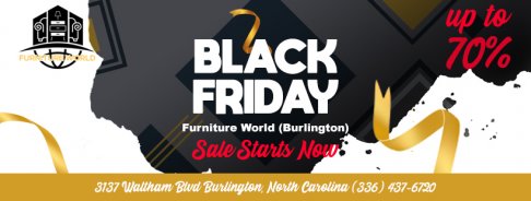 Furniture World Burlington Black Friday Clearance Sale
